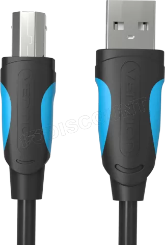 Photo de Cable Vention USB 2.0 A/B M/M 1m (Noir)