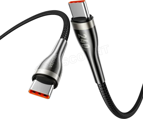 Photo de Cable Vention USB-C M/M 1.2m 240W (Noir)