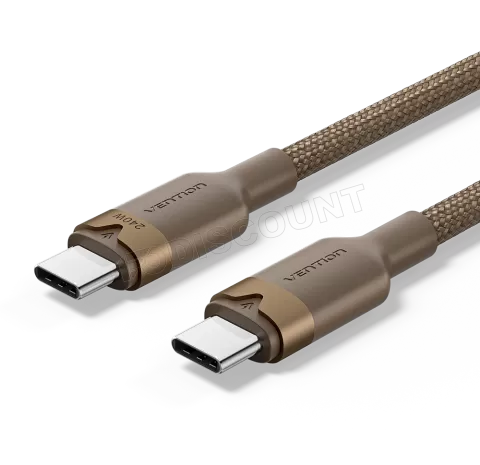 Photo de Cable Vention USB-C M/M 1m 240W (Marron)
