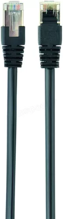 Photo de Câble/Cordon réseau CableXpert RJ45 Catégorie 6 FTP (F/UTP) Droit 50cm (Noir)