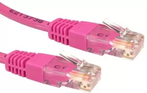 Photo de Câble/Cordon réseau RJ45 Catégorie 6 SSTP (S/FTP) 20m (Rose)