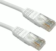 Photo de Câble/Cordon réseau RJ45 Catégorie 6 UTP (U/UTP) Droit 10m (Blanc)