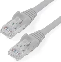 Photo de Câble/Cordon réseau RJ45 Catégorie 6 UTP (U/UTP) Droit 10m (Gris)