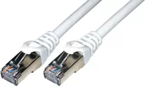Photo de Câble/Cordon réseau RJ45 MCL-Samar Catégorie 6 UTP (U/UTP) Droit 50cm (Blanc)