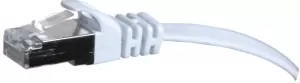 Photo de Câble/Cordon réseau RJ45 Plat Catégorie 6 STP (U/FTP) Droit 2m (Blanc)