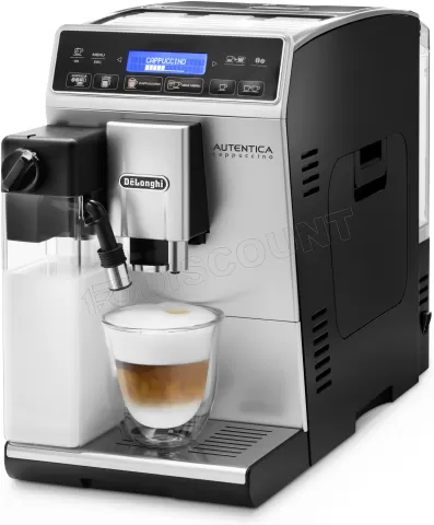 Photo de Cafetière Delonghi ETAM29.660.SB Autentica Cappuccino (Noir/Argent)