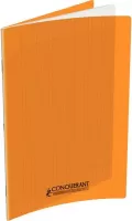 Photo de Cahier Conquérant Classique Grands Carreaux 96 pages 90gr Couverture polypro (24x32cm) (Orange)