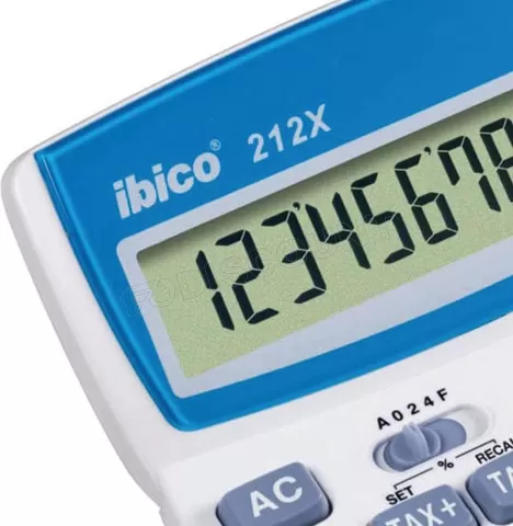 Photo de Calculatrice de bureau Ibico 212X (Blanc/Bleu)