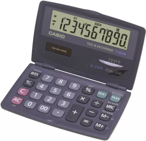 Photo de Calculatrice de poche Casio SL-210 TE (Noir)