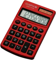 Photo de Calculatrice de poche Olympia LCD 1110 (Rouge)