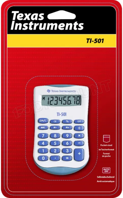 Calculatrice Texas Instrument Ti-501 - Vintage - Complète Et Fonctionnelle