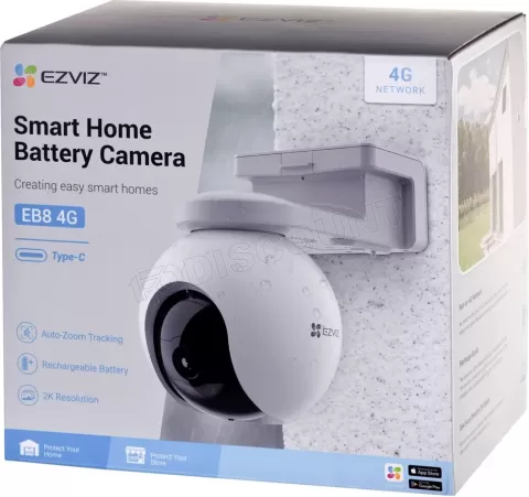 Photo de Caméra extérieur IP Ezviz EB8 4G 2K (Blanc)