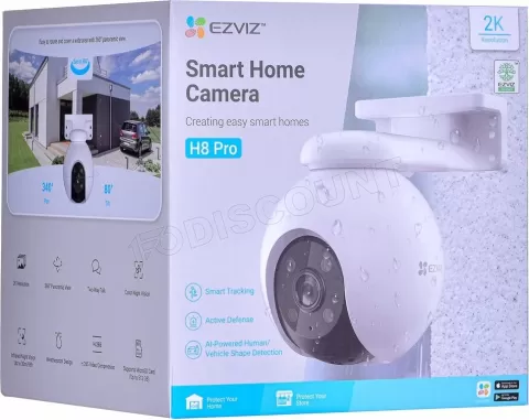 Photo de Caméra extérieur IP Ezviz H8 Pro 2K (Blanc)