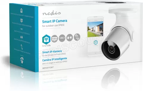 Photo de Caméra IP extérieur Nedis SmartLife IR 15m Full HD (Blanc)