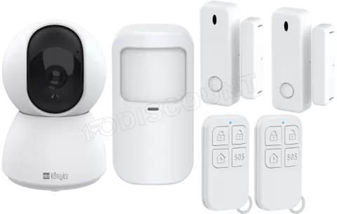 Photo de Caméra IP intérieur Konyks Pack Sécurité KO338690 (Blanc)