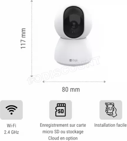 Photo de Caméra IP intérieur Konyks Pack Sécurité KO338690 (Blanc)