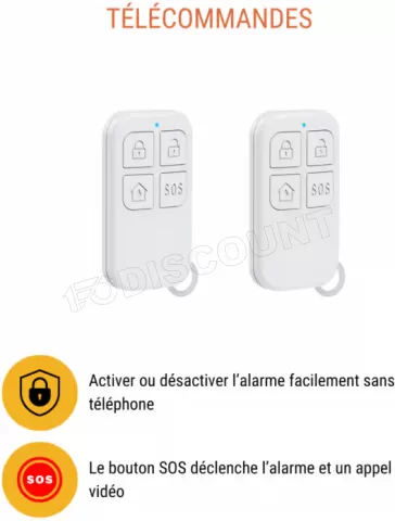 Photo de Caméra IP intérieur Konyks Pack Sécurité KO338690 (Blanc)