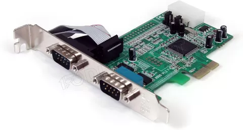 Photo de Carte Contrôleur PCI-Express StarTech Low profile 2 ports série (RS232)
