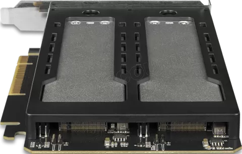 Photo de Carte Controleur PCIe 4.0 Icy Dock ToughArmor MB842MP-B pour 2x M.2 NVMe amovibles