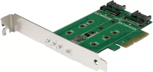 Photo de Carte Contrôleur Startech PCI Express 4X / Sata III - 2 ports M.2 SATA