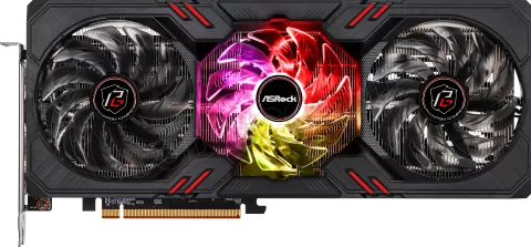 Photo de Carte Graphique AMD ASRock Radeon RX7600 Phantom Gaming OC 8Go