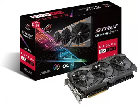 Carte Graphique Rx580 8 Go Gddr5 256 Bits, Carte Graphique De Jeu Pcie