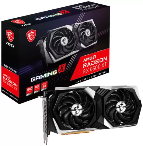 Photo de Carte Graphique AMD MSI Radeon RX6600 XT Gaming 8Go