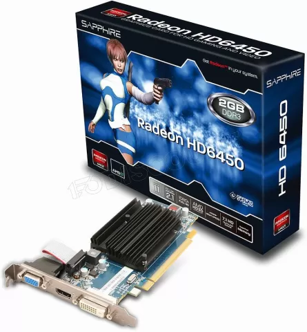 Photo de Carte Graphique AMD Sapphire HD6450 2048 Mo (Passive)