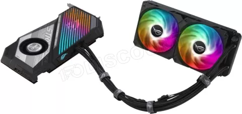 Photo de Carte Graphique AMD Watercoolée Asus Radeon RX 6900 XT Rog Strix LC OC 16Go