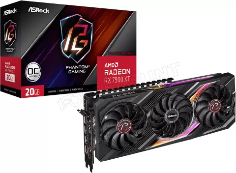 Photo de Carte Graphique ASRock Radeon RX 7900XTX Phantom Gaming 24Go