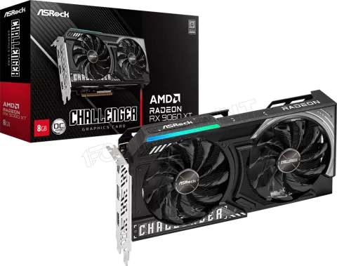 Photo de Carte Graphique ASRock Radeon RX 9060 XT Challenger OC 8Go
