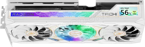 Photo de Carte Graphique ASRock Radeon RX 9070 XT Taichi OC 16Go (Blanc)