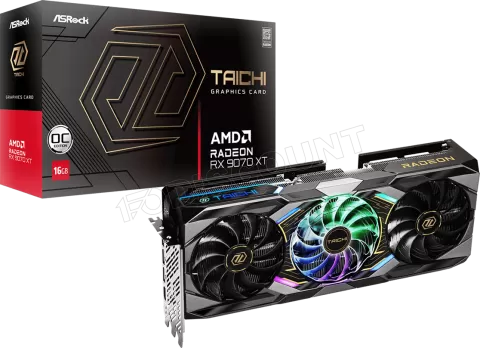 Photo de Carte Graphique ASRock Radeon RX 9070 XT Taichi OC
