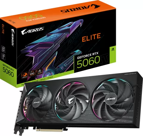 Photo de Carte Graphique Gigabyte GeForce RTX 5060 Aorus Elite