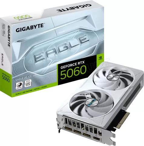 Photo de Carte Graphique Gigabyte GeForce RTX 5060 Eagle OC Ice