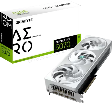Photo de Carte Graphique Gigabyte GeForce RTX 5070 Aero OC