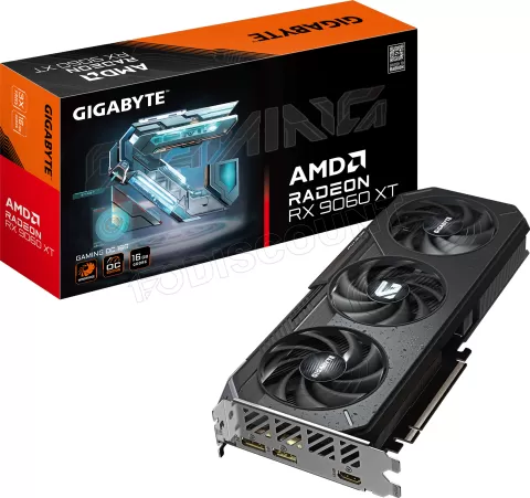 Photo de Carte Graphique Gigabyte Radeon RX 9060 XT Gaming OC 16Go