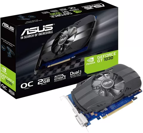 Photo de Carte Graphique Nvidia Asus GeForce GT 1030 Phoenix 2Go