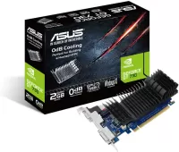 Photo de Carte Graphique Nvidia Asus GeForce GT730 Silent 2048 Mo PCI-E