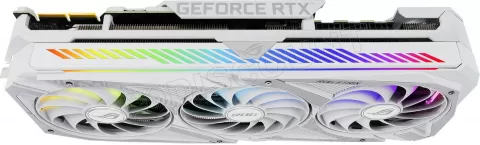 Photo de Carte Graphique Nvidia Asus GeForce RTX 3070 Rog Strix Gaming White Edition 8Go