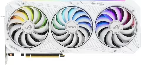 Photo de Carte Graphique Nvidia Asus GeForce RTX 3070 Rog Strix Gaming White Edition 8Go