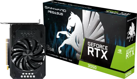 Photo de Carte Graphique Nvidia Gainward GeForce RTX 3050 Pegasus LHR 8Go Mini ITX