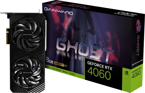 Photo de Carte Graphique Nvidia Gainward GeForce RTX 4060 Ghost OC 8Go