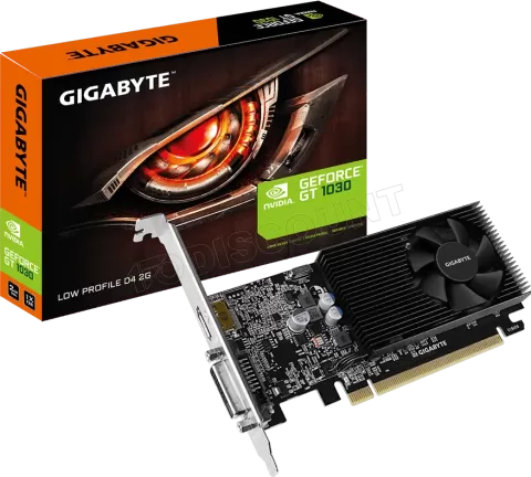 Photo de Carte Graphique Nvidia Gigabyte GeForce GT 1030 D4 Low Profile 2Go DDR4