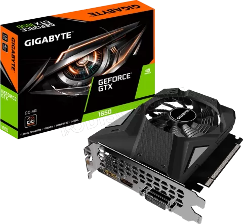 Photo de Carte Graphique Nvidia Gigabyte GeForce GTX 1650 D6 OC 4Go Mini ITX