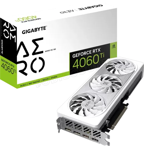 Photo de Carte Graphique Nvidia Gigabyte GeForce RTX 4060 Ti Aero OC 8Go