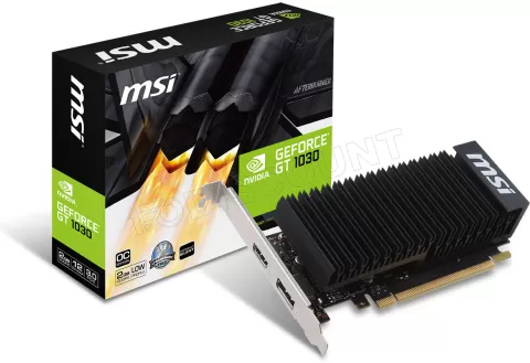 Photo de Carte Graphique Nvidia MSI GeForce GT1030 2GHD4 OC Low Profile