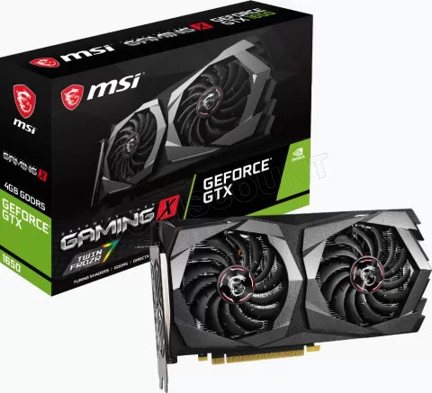 Photo de Carte Graphique Nvidia MSI GeForce GTX1650 Gaming X 4Go GDDR5