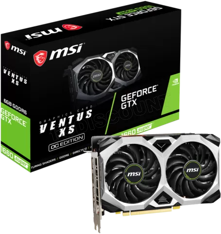 Photo de Carte Graphique Nvidia MSI GeForce GTX1660 Super Ventus XS OC 6Go GDDR6
