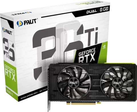Photo de Carte Graphique Nvidia Palit GeForce RTX 3060 Ti Dual LHR 8Go